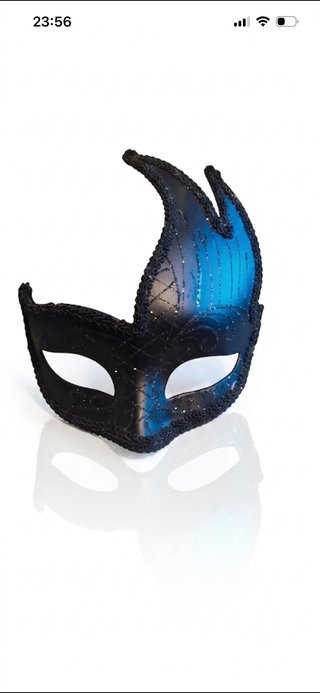 Maschera Veneziana Nera e Blu