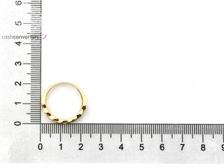 sortija oro 18k con piedra con circonita t. 16 (17,84 mm)