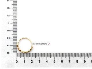 sortija oro 18k con piedra con circonita