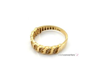 sortija oro 18k con piedra con circonita t. 16 (17,84 mm)