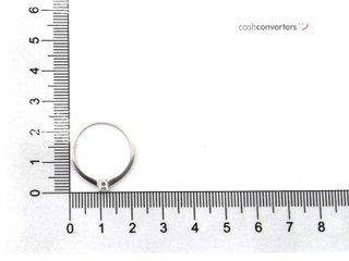 sortija oro 18k con piedra con circonita