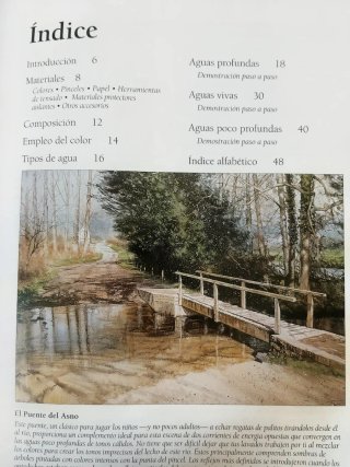 Dos libros. Acuarelas y  pintar agua en la técnic