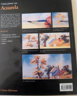 Dos libros. Acuarelas y  pintar agua en la técnic