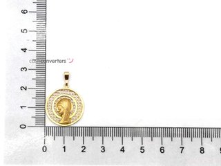 medalla oro 18k