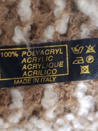 Pashmina Beige Made in Italy