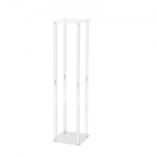 10PCS Supporto Fiori Matrimonio Alto 60 cm, Con Laminato Acrilico, Colonne Vaso Acrilico Geometrico, Supporti Esposizione Fiori Eventi T-Stage, Ricezione, Decorazione