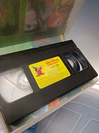 banda sonora CD + VHS El rey Leon, disney , The lion King