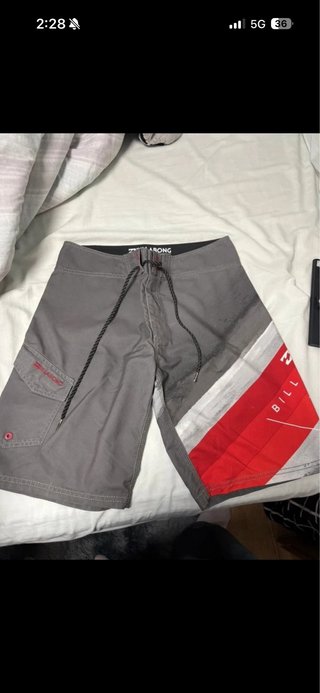 Bañador Hombre Billabong Gris y Rojo