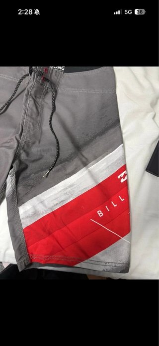 Bañador Hombre Billabong Gris y Rojo