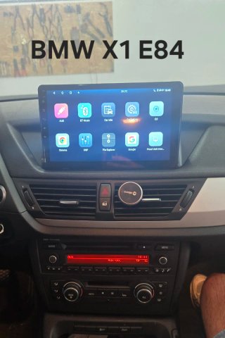 Rádio BMW X1 E84 Android 14 + GPS + Carplay.