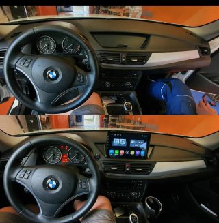 Rádio BMW X1 E84 Android 14 + GPS + Carplay.