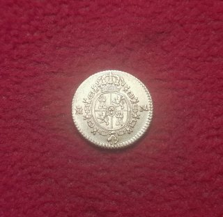 Variante Moneda 1/2 escudo de Oro Carlos III 1788