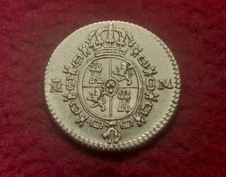 Variante Moneda 1/2 escudo de Oro Carlos III 1788