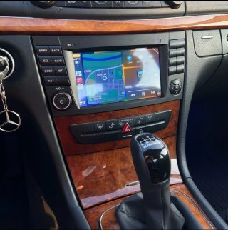 Rádio 4/64GB Mercedes W211/CLS Android 14 + GPS.