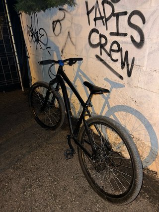 Bicicleta Rockrider ST 120 Negra