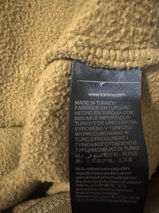 Sudadera Tommy Hilfiger Verde Oliva