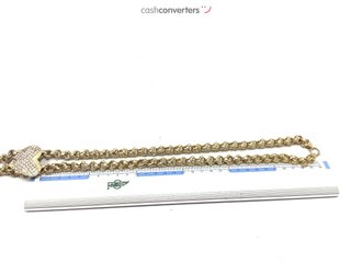 collar oro 14k con piedra con circonita 41cm