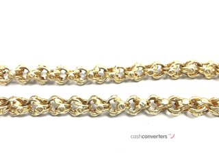 collar oro 14k con piedra con circonita 41cm