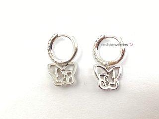 argollas plata 925mm con piedra con circonita