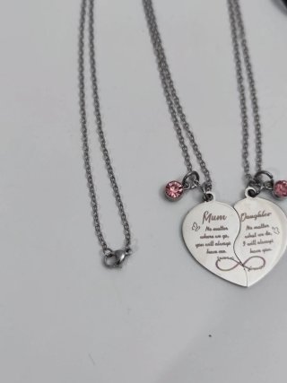 Pack 2 Collares Madre/Hija Acero Inox