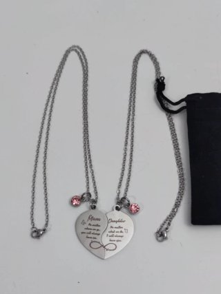 Pack 2 Collares Madre/Hija Acero Inox