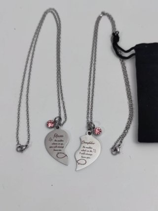 Pack 2 Collares Madre/Hija Acero Inox