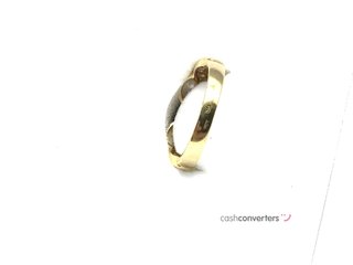 sortija oro 18k con piedra con circonita
