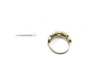 sortija oro 18k con piedra con circonita