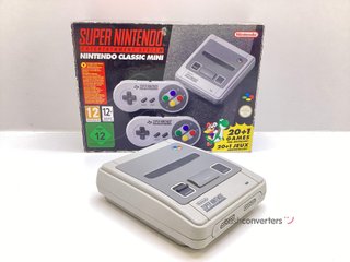 nintendo super nintendo snes mini