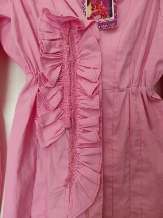 Blusa rosa volante Hopanni Talla S (tara)