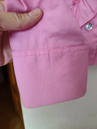 Blusa rosa volante Hopanni Talla S (tara)