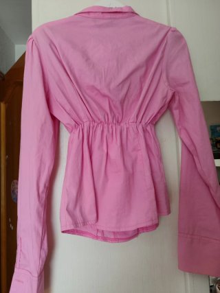 Blusa rosa volante Hopanni Talla S (tara)
