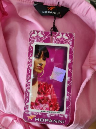 Blusa rosa volante Hopanni Talla S (tara)