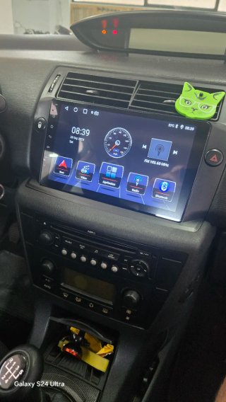 Rádio Citroën C4 Android 14 + GPS + Carplay.