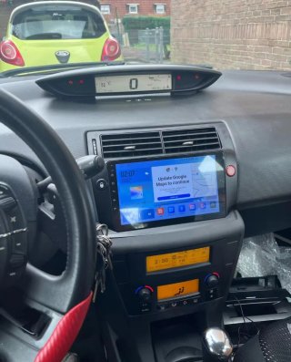 Rádio Citroën C4 Android 14 + GPS + Carplay.