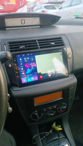 Rádio Citroën C4 Android 14 + GPS + Carplay.