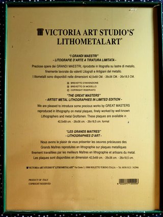 2 Litografías Victoria Art Edición Limitada metali
