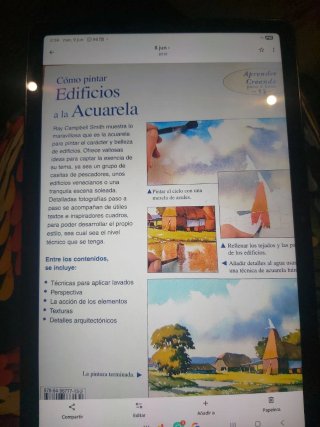 Libro como pintar "EDIFICIOS A LA ACUARELA"