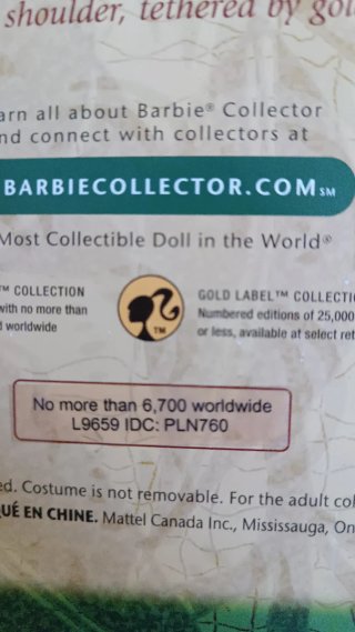 Barbie My Melody Pink Label Collezionista