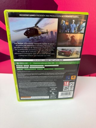 Videojuego Xbox 360 Grand Theft Auto V Five