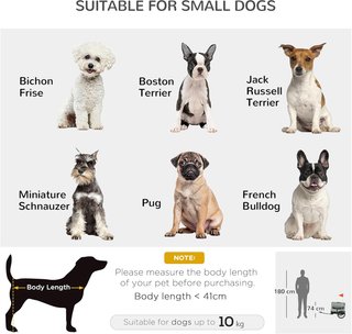 Remolque para Perros 3 en 1 Con Casa para Perros, Remolque de Bicicleta Y Remolque para Perros de Tamaño Pequeño, Bandera Y Reflectores, Gris