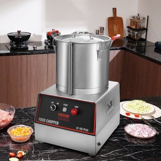 Procesador de Alimentos y Picadora de Verduras, 16 Cuartos, Procesador de Alimentos de Acero Inoxidable de Grado Alimenticio de 1400W con 2 Cuchillas en S Adicionales, Multifuncional para Picar Ve...