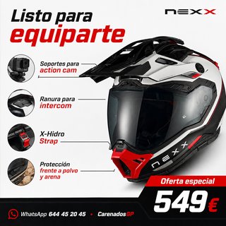 CASCO NEXX X RALLY RAID CARBON OFERTA CASCOS