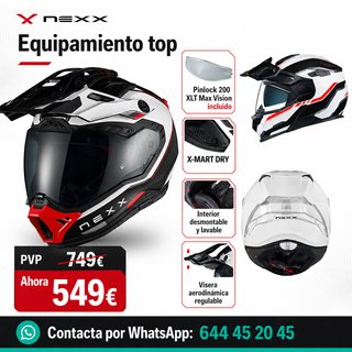CASCO NEXX X RALLY RAID CARBON OFERTA CASCOS