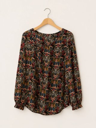 Blusa flores talla S