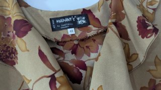 Blusa Mapant's Estampada Marrón Talla 42