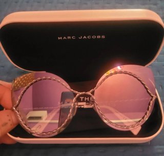 Occhiali da sole Marc Jacobs Cat Eye bianco/Argent