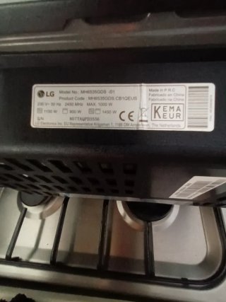 Microondas LG MH6535GDS NeoChef 25L