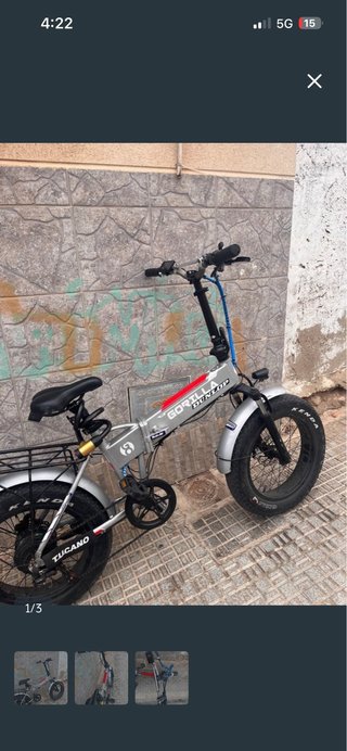 Bicicleta eléctrica plegable Gorilla Dunlop