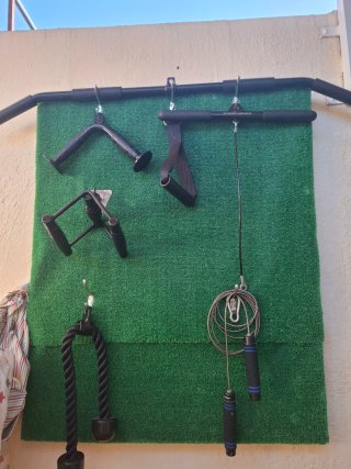 Accesorios gym: agarres y cuerda